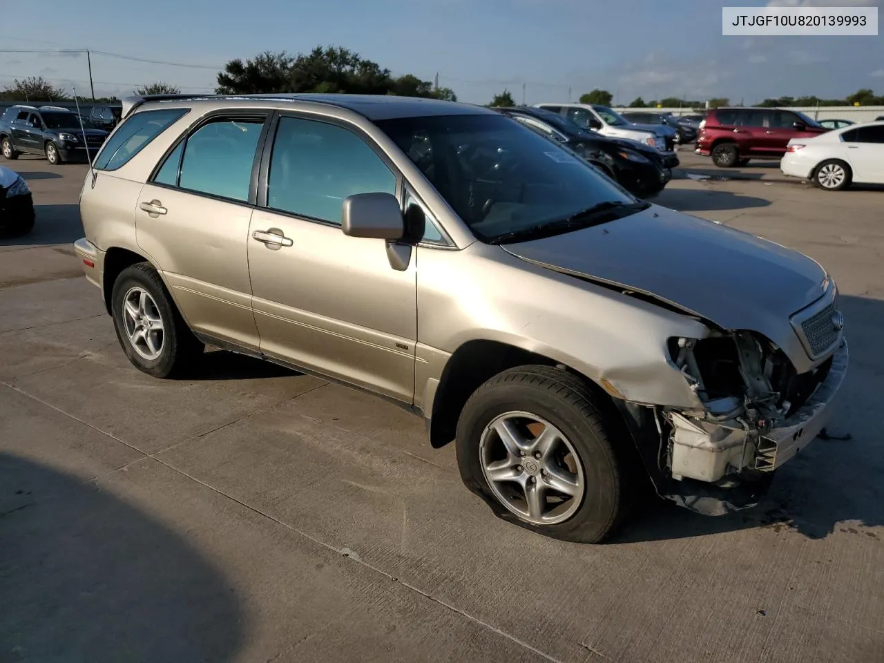 2002 Lexus Rx 300 VIN: JTJGF10U820139993 Lot: 70506374