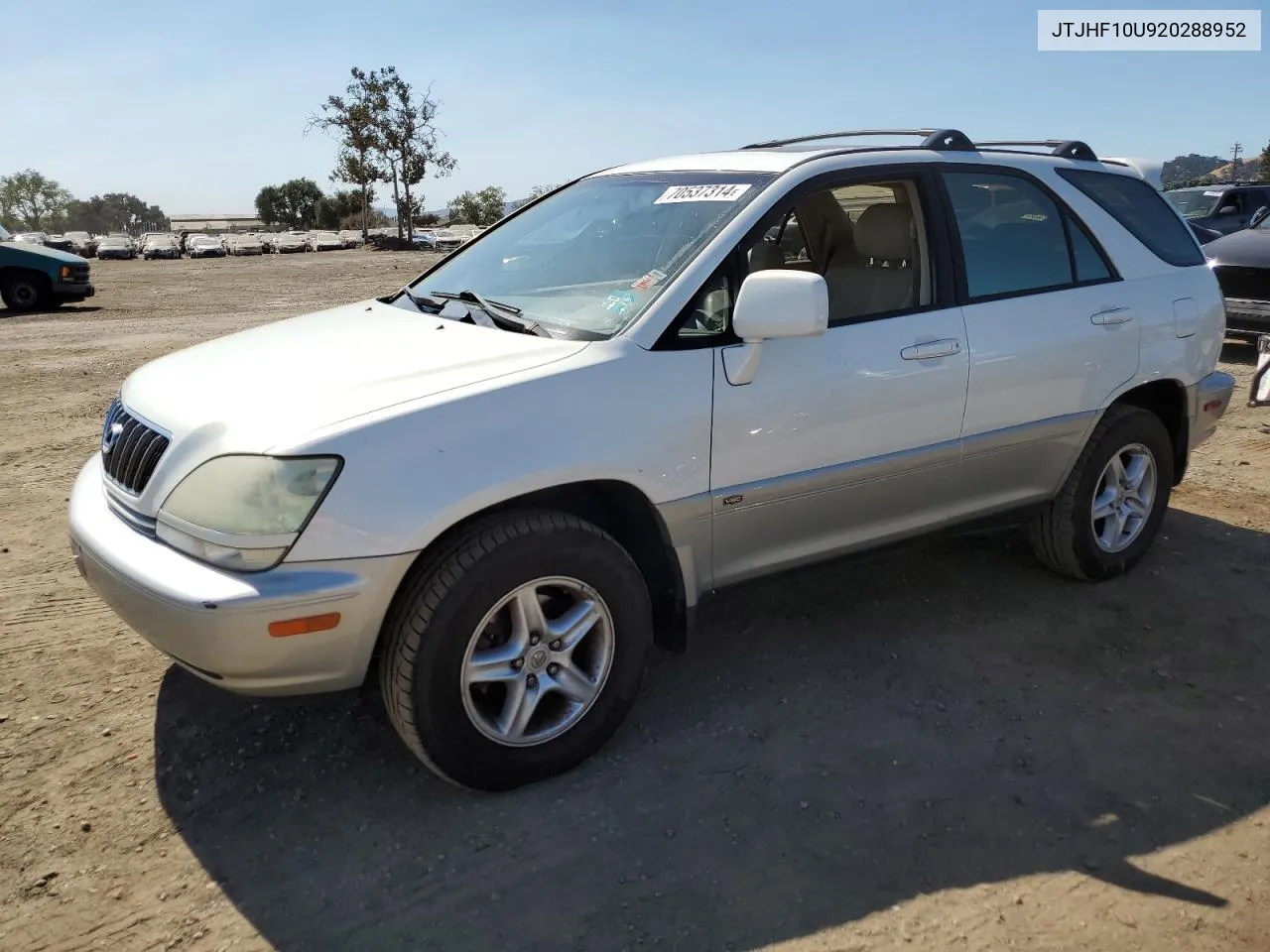 2002 Lexus Rx 300 VIN: JTJHF10U920288952 Lot: 70537314