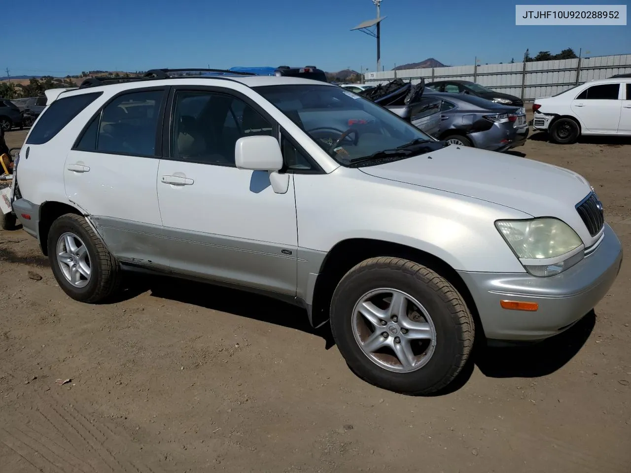 2002 Lexus Rx 300 VIN: JTJHF10U920288952 Lot: 70537314