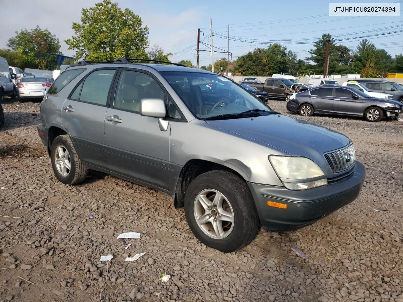 2002 Lexus Rx 300 VIN: JTJHF10U820274394 Lot: 71036874