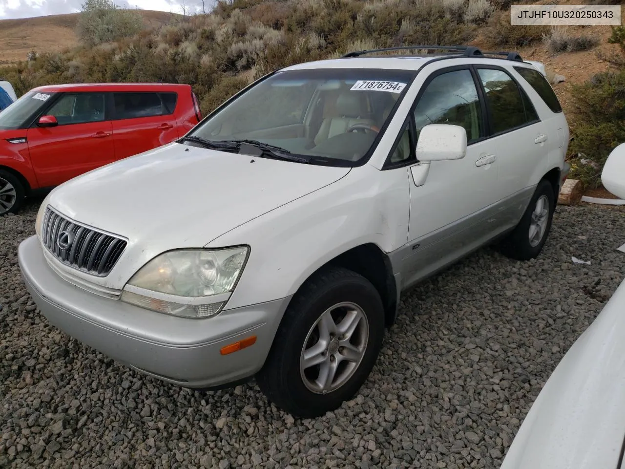 2002 Lexus Rx 300 VIN: JTJHF10U320250343 Lot: 71876754