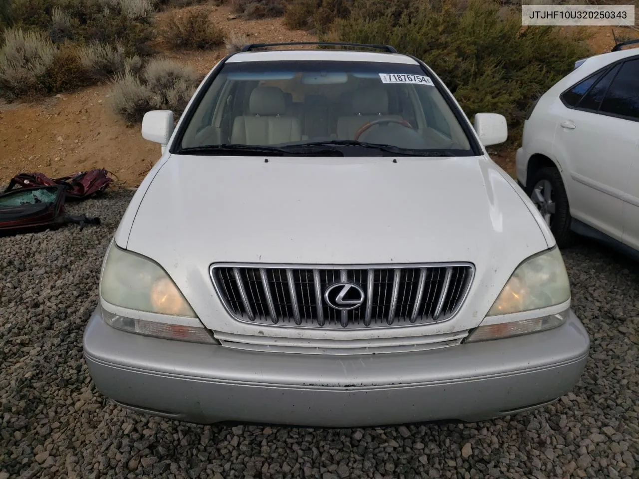 2002 Lexus Rx 300 VIN: JTJHF10U320250343 Lot: 71876754