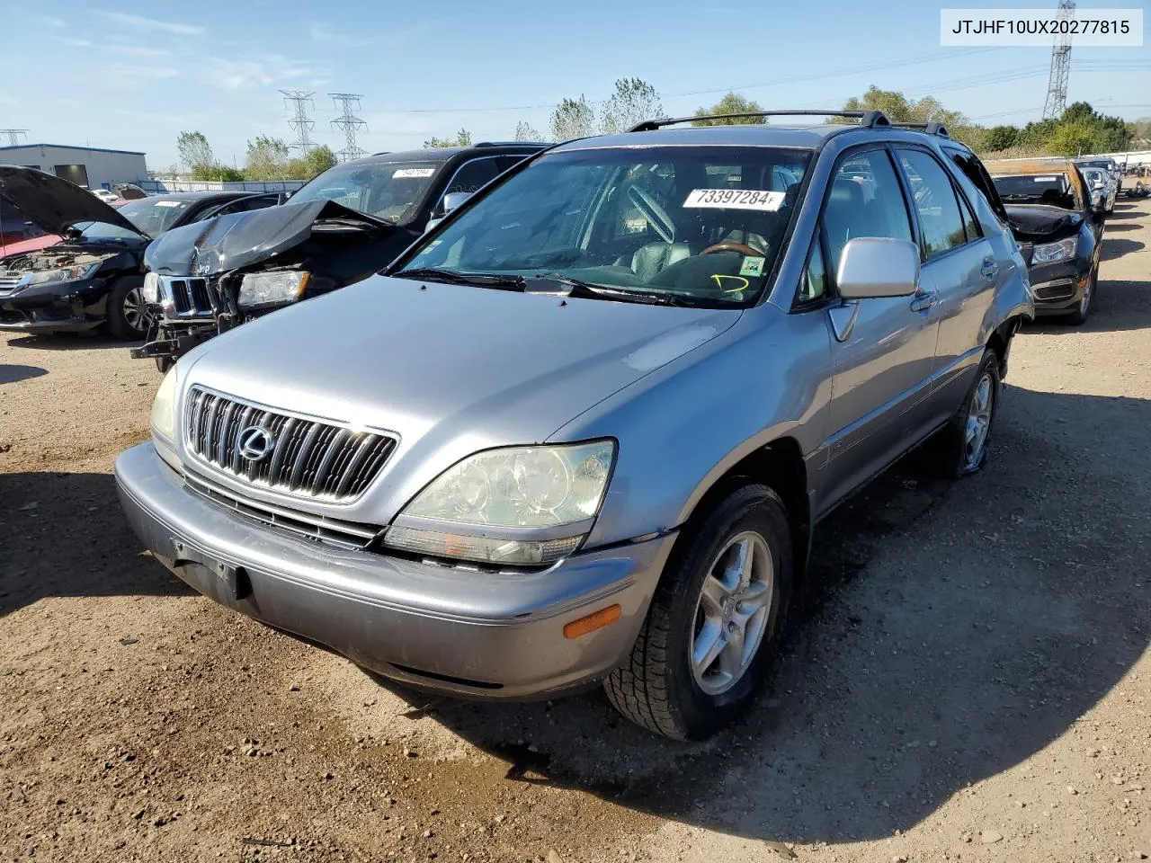 2002 Lexus Rx 300 VIN: JTJHF10UX20277815 Lot: 73397284