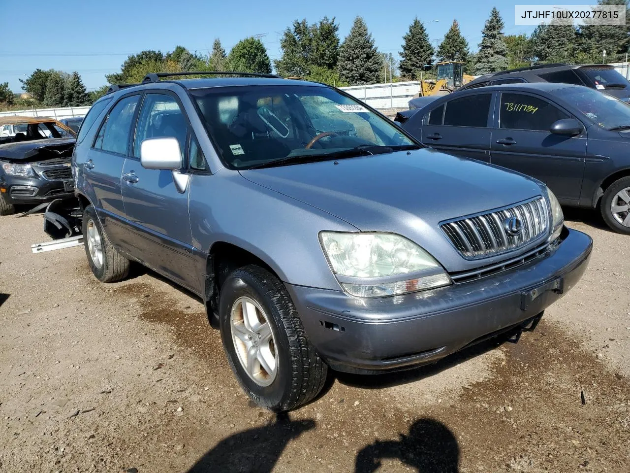 2002 Lexus Rx 300 VIN: JTJHF10UX20277815 Lot: 73397284