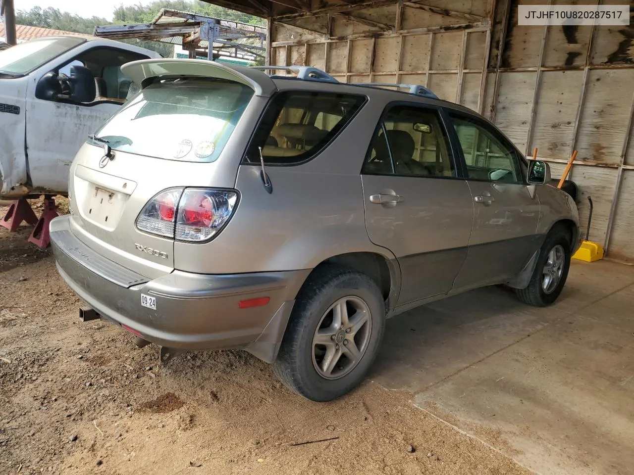 2002 Lexus Rx 300 VIN: JTJHF10U820287517 Lot: 73734684