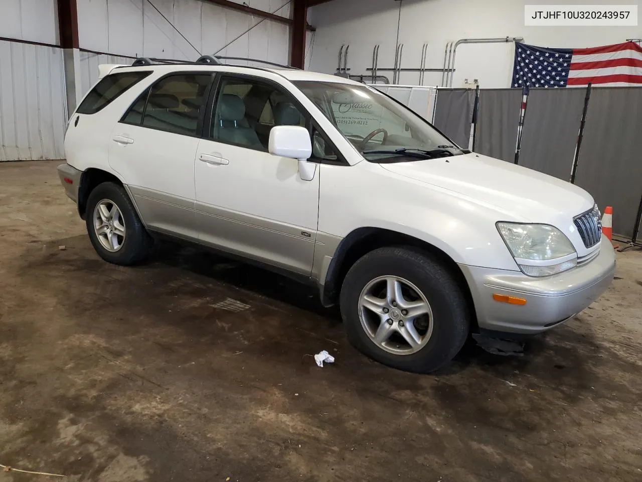 2002 Lexus Rx 300 VIN: JTJHF10U320243957 Lot: 74111854