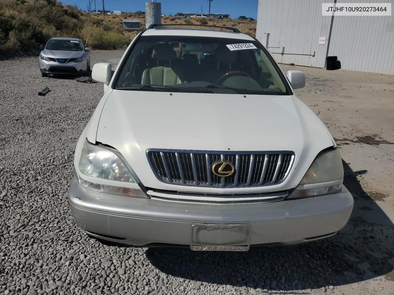 2002 Lexus Rx 300 VIN: JTJHF10U920273464 Lot: 74291224