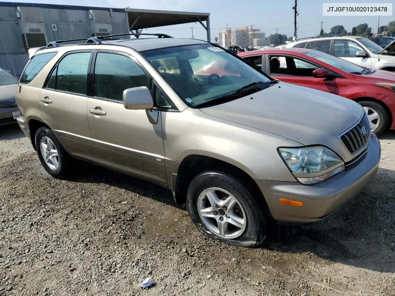 2002 Lexus Rx 300 VIN: JTJGF10U020123478 Lot: 74779104