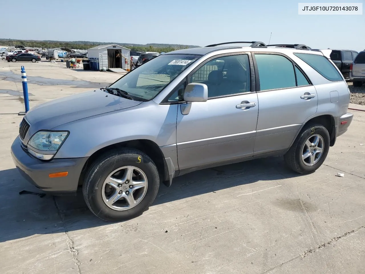 2002 Lexus Rx 300 VIN: JTJGF10U720143078 Lot: 76001414