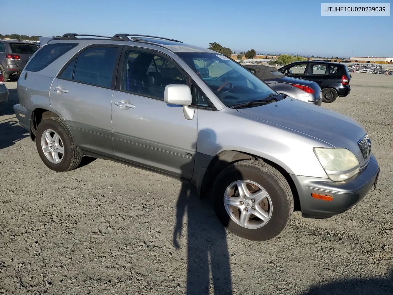 2002 Lexus Rx 300 VIN: JTJHF10U020239039 Lot: 76954354