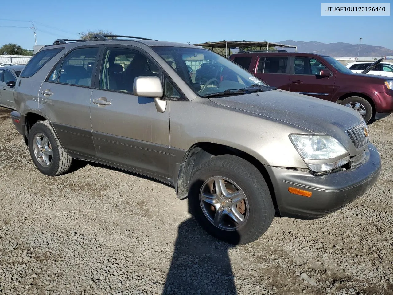 2002 Lexus Rx 300 VIN: JTJGF10U120126440 Lot: 77224124