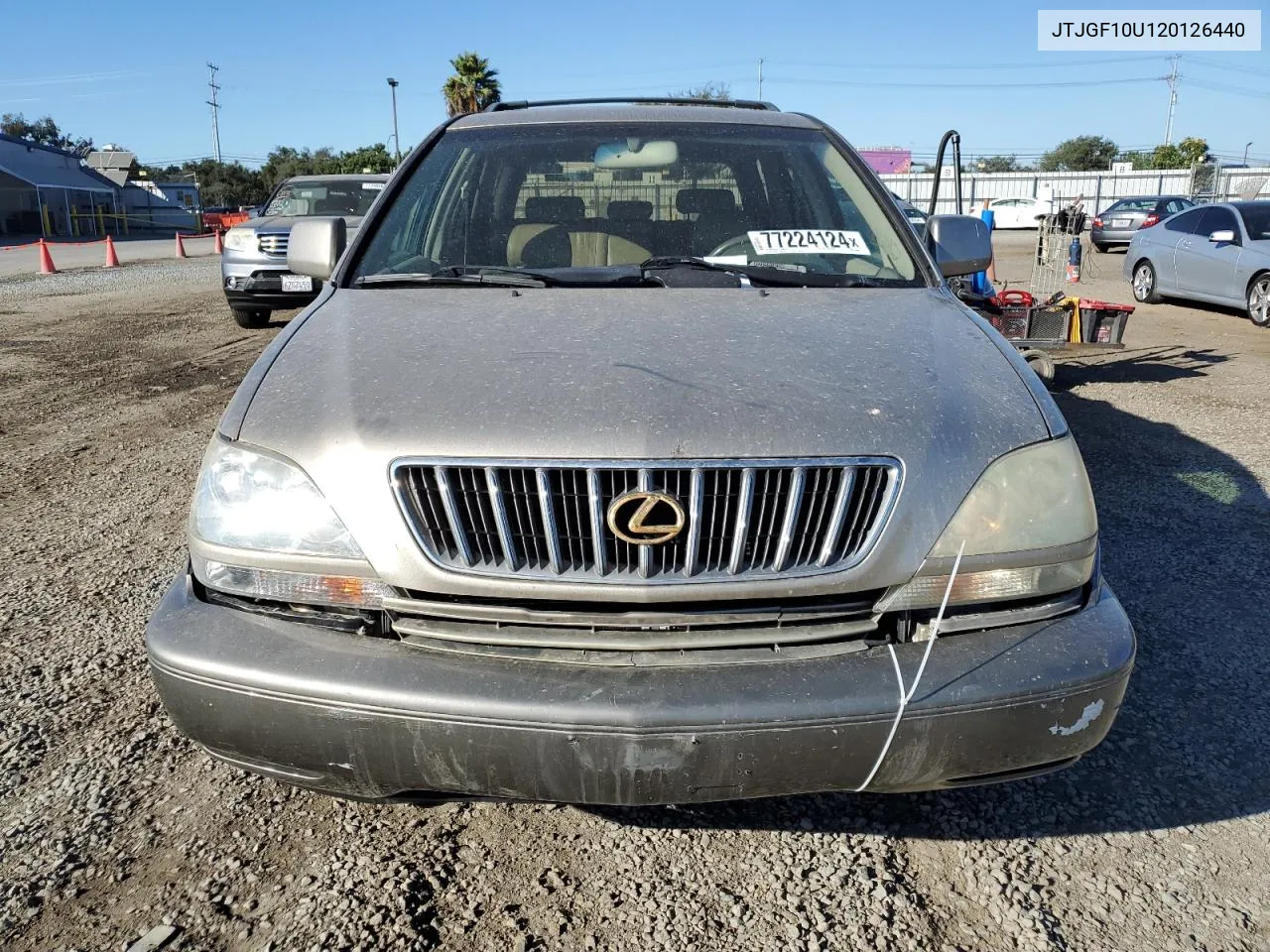 2002 Lexus Rx 300 VIN: JTJGF10U120126440 Lot: 77224124