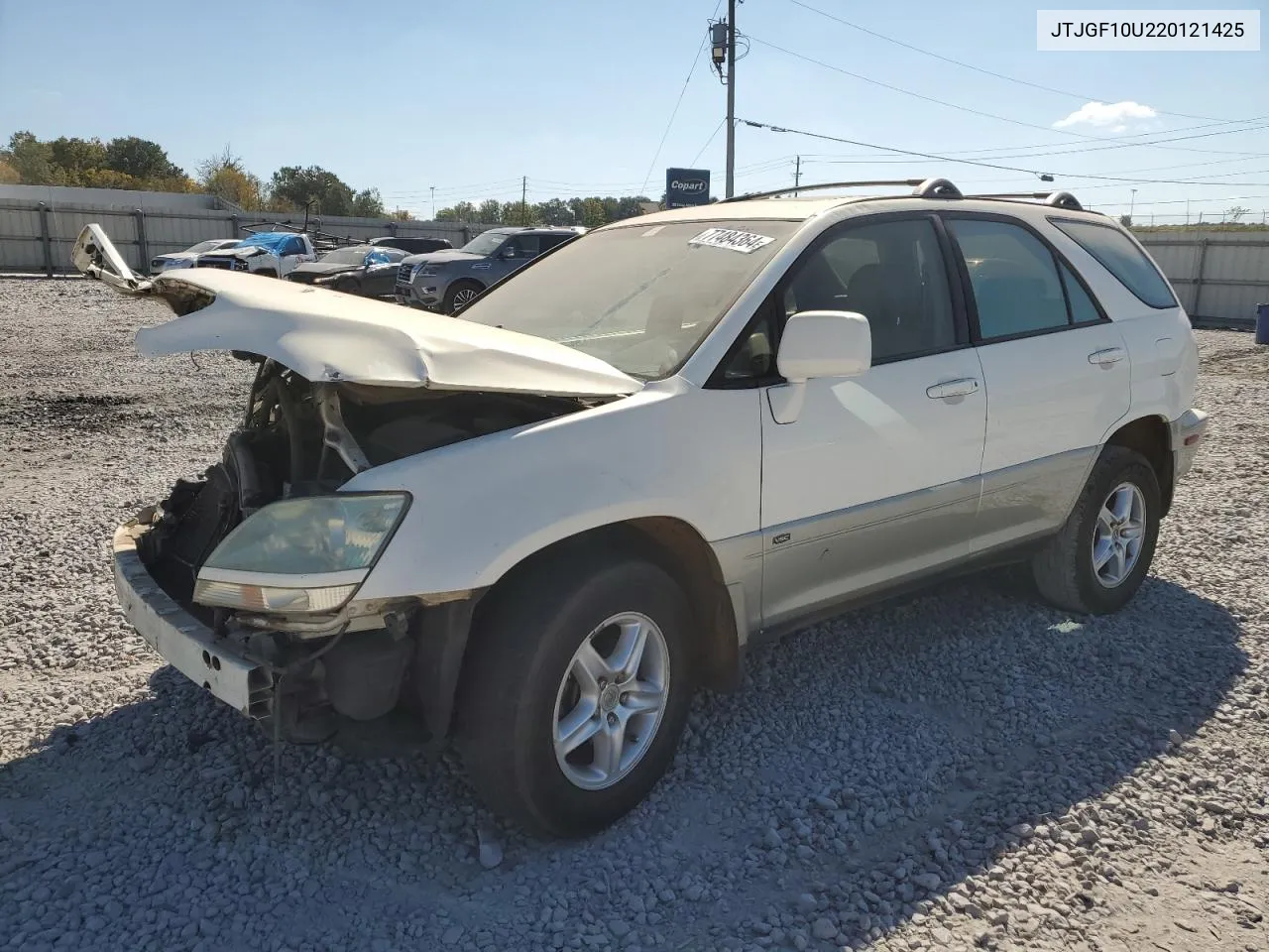 2002 Lexus Rx 300 VIN: JTJGF10U220121425 Lot: 77484364