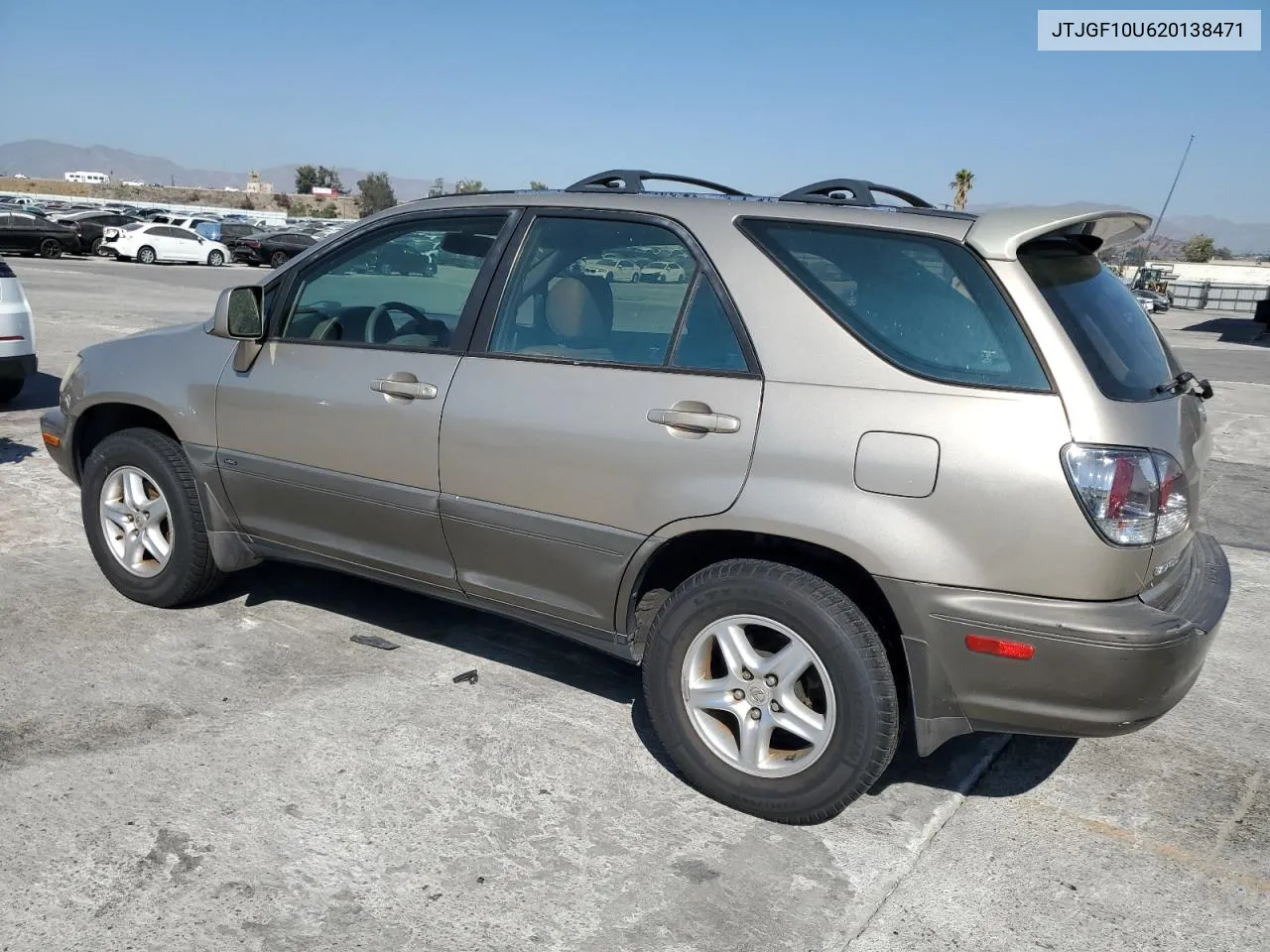 2002 Lexus Rx 300 VIN: JTJGF10U620138471 Lot: 77711894