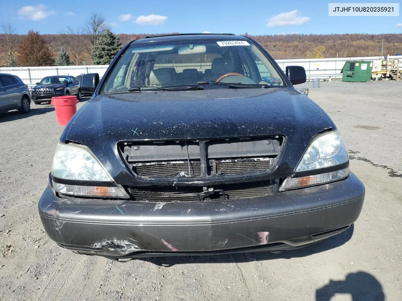 2002 Lexus Rx 300 VIN: JTJHF10U820235921 Lot: 79263424