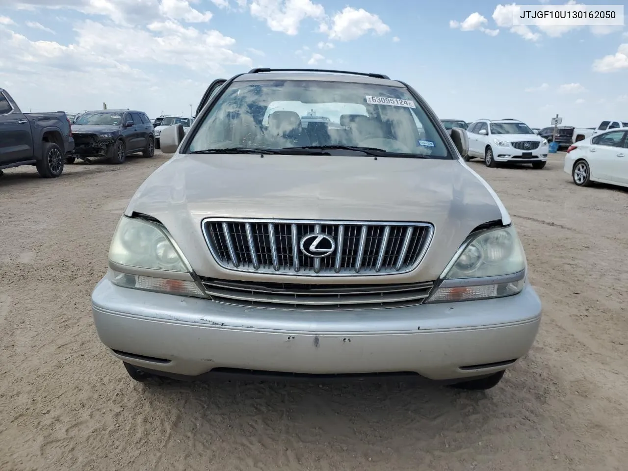 2003 Lexus Rx 300 VIN: JTJGF10U130162050 Lot: 63095124