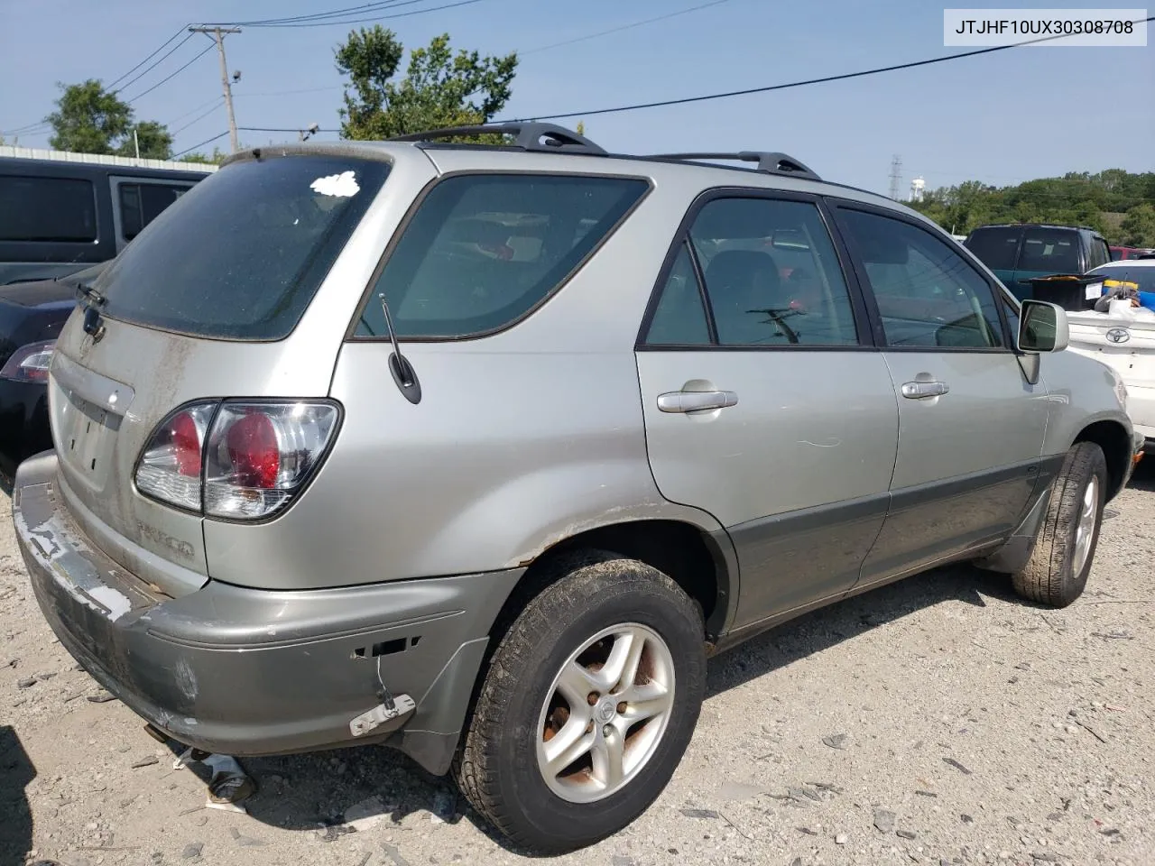 2003 Lexus Rx 300 VIN: JTJHF10UX30308708 Lot: 67462214