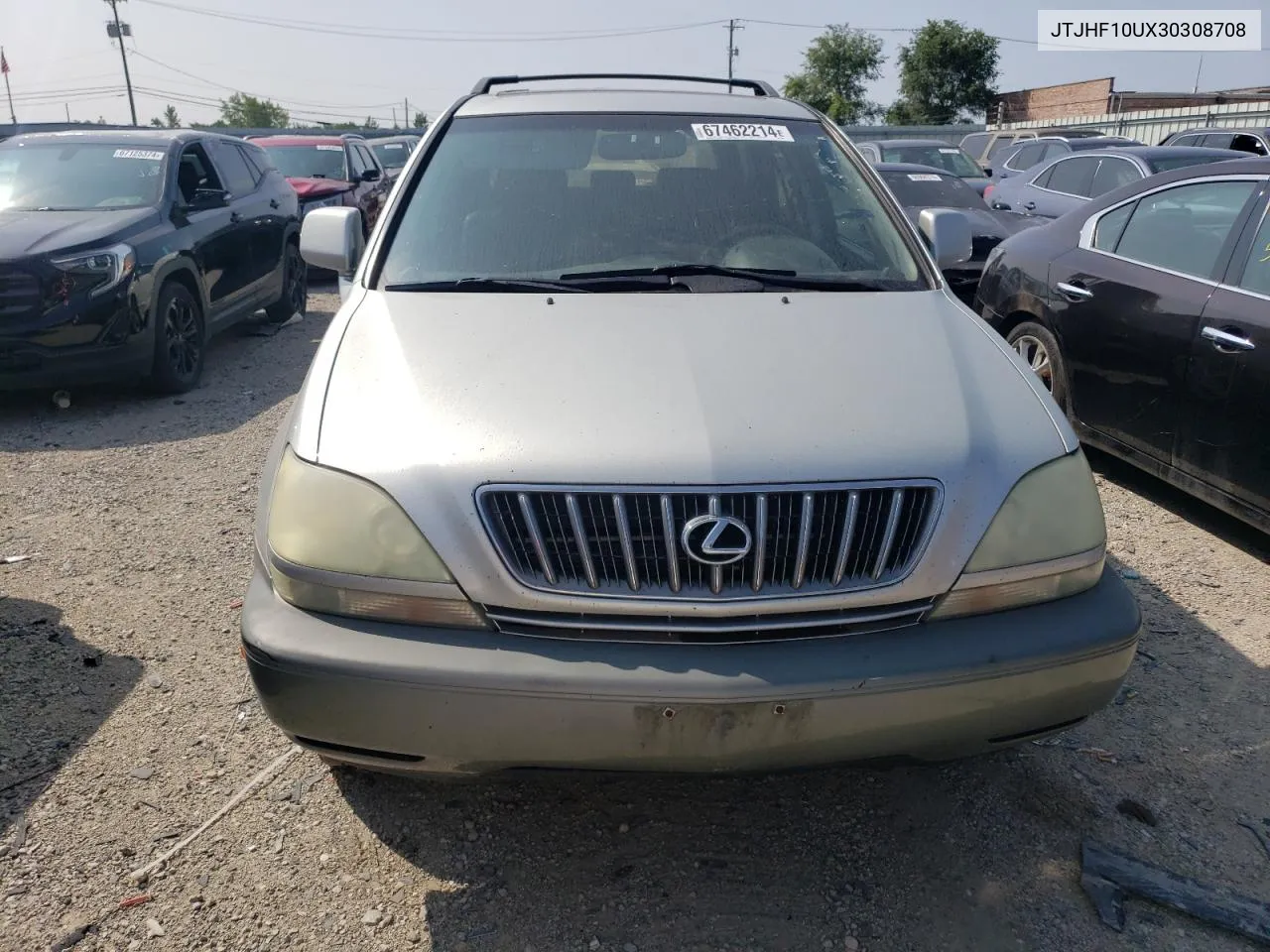 2003 Lexus Rx 300 VIN: JTJHF10UX30308708 Lot: 67462214