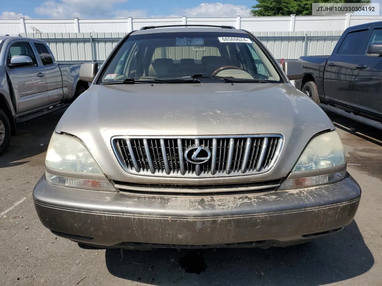 2003 Lexus Rx 300 VIN: JTJHF10U330304192 Lot: 68569624