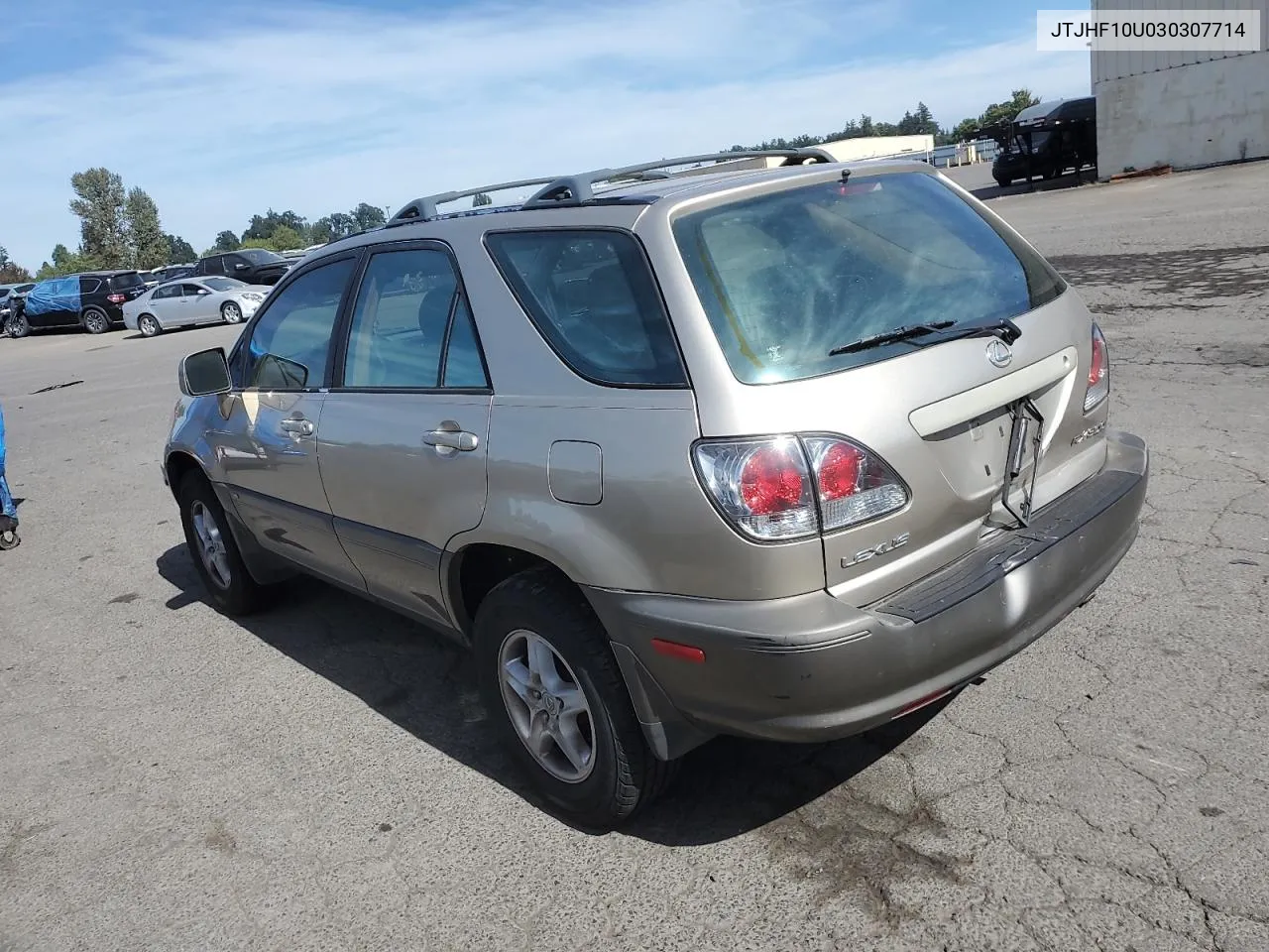 2003 Lexus Rx 300 VIN: JTJHF10U030307714 Lot: 69493314