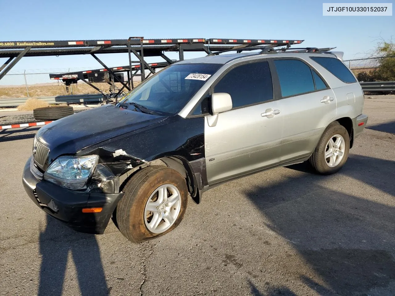 2003 Lexus Rx 300 VIN: JTJGF10U330152037 Lot: 73428154