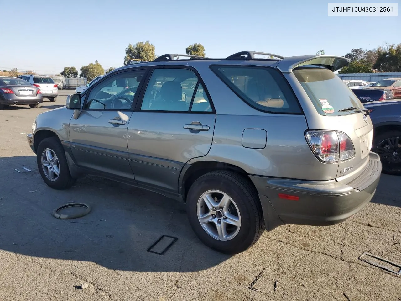 2003 Lexus Rx 300 VIN: JTJHF10U430312561 Lot: 73588754