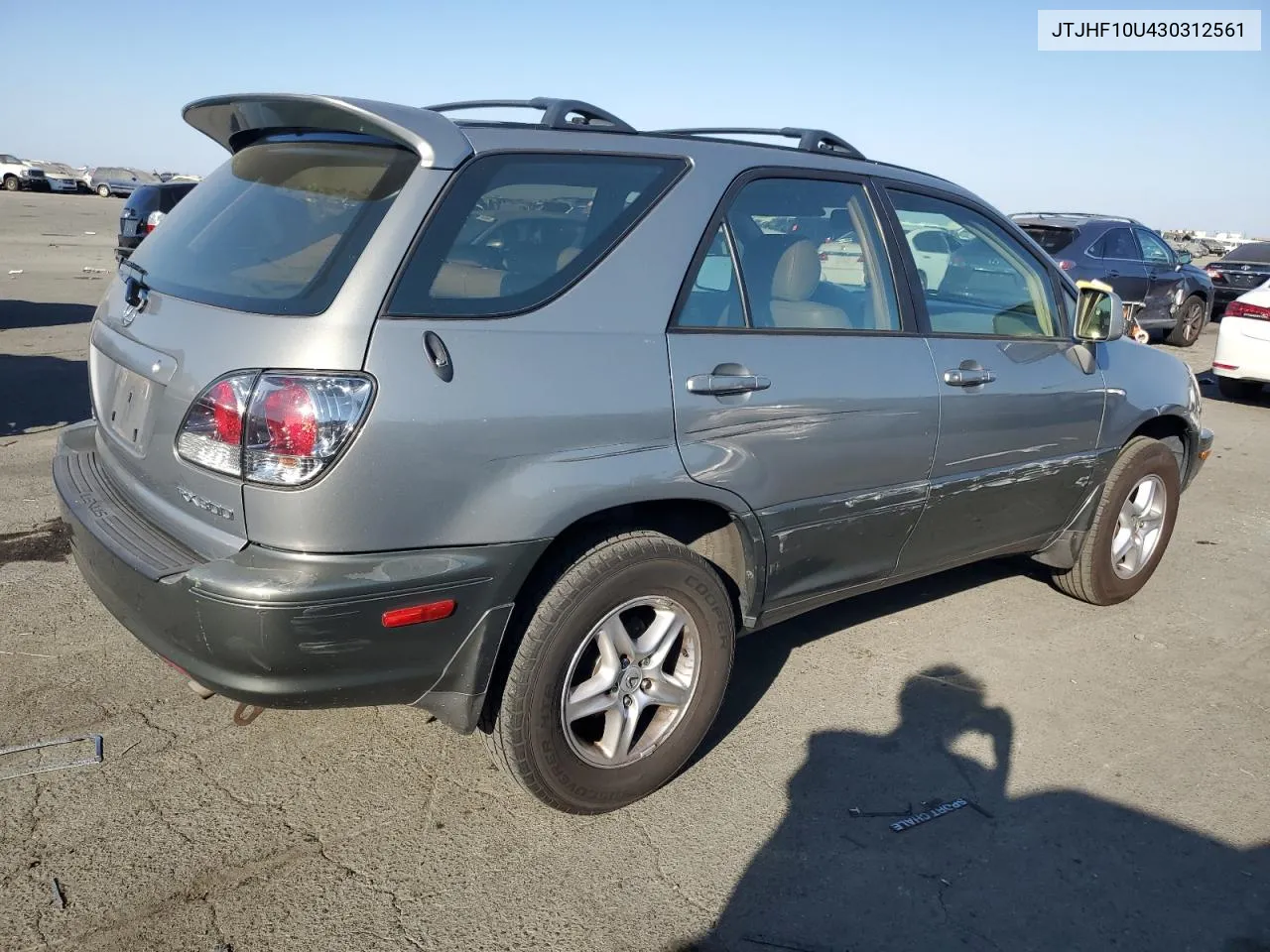 2003 Lexus Rx 300 VIN: JTJHF10U430312561 Lot: 73588754