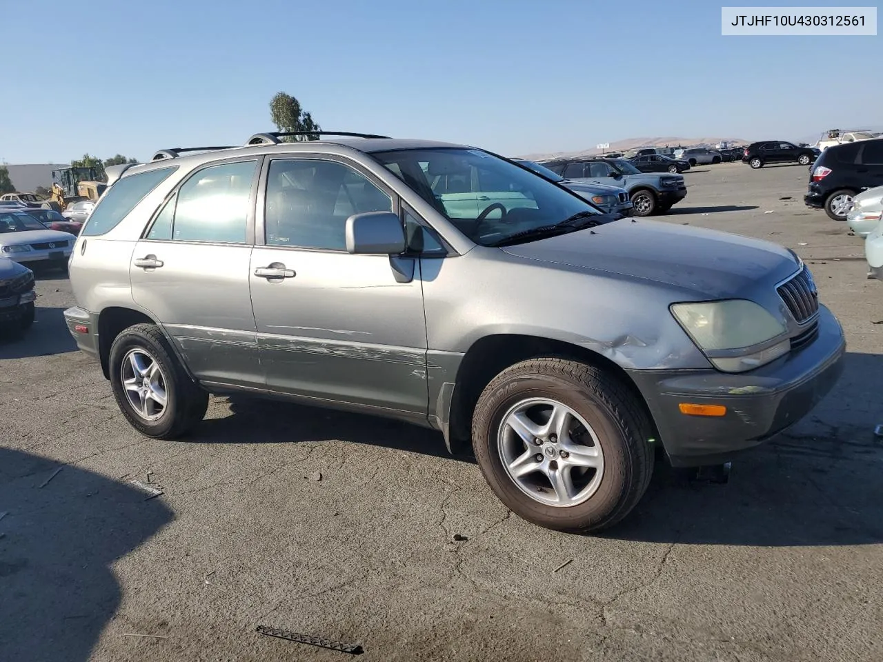 2003 Lexus Rx 300 VIN: JTJHF10U430312561 Lot: 73588754