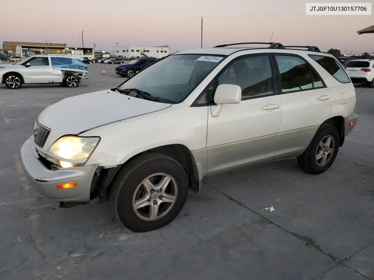 2003 Lexus Rx 300 VIN: JTJGF10U130157706 Lot: 73652314