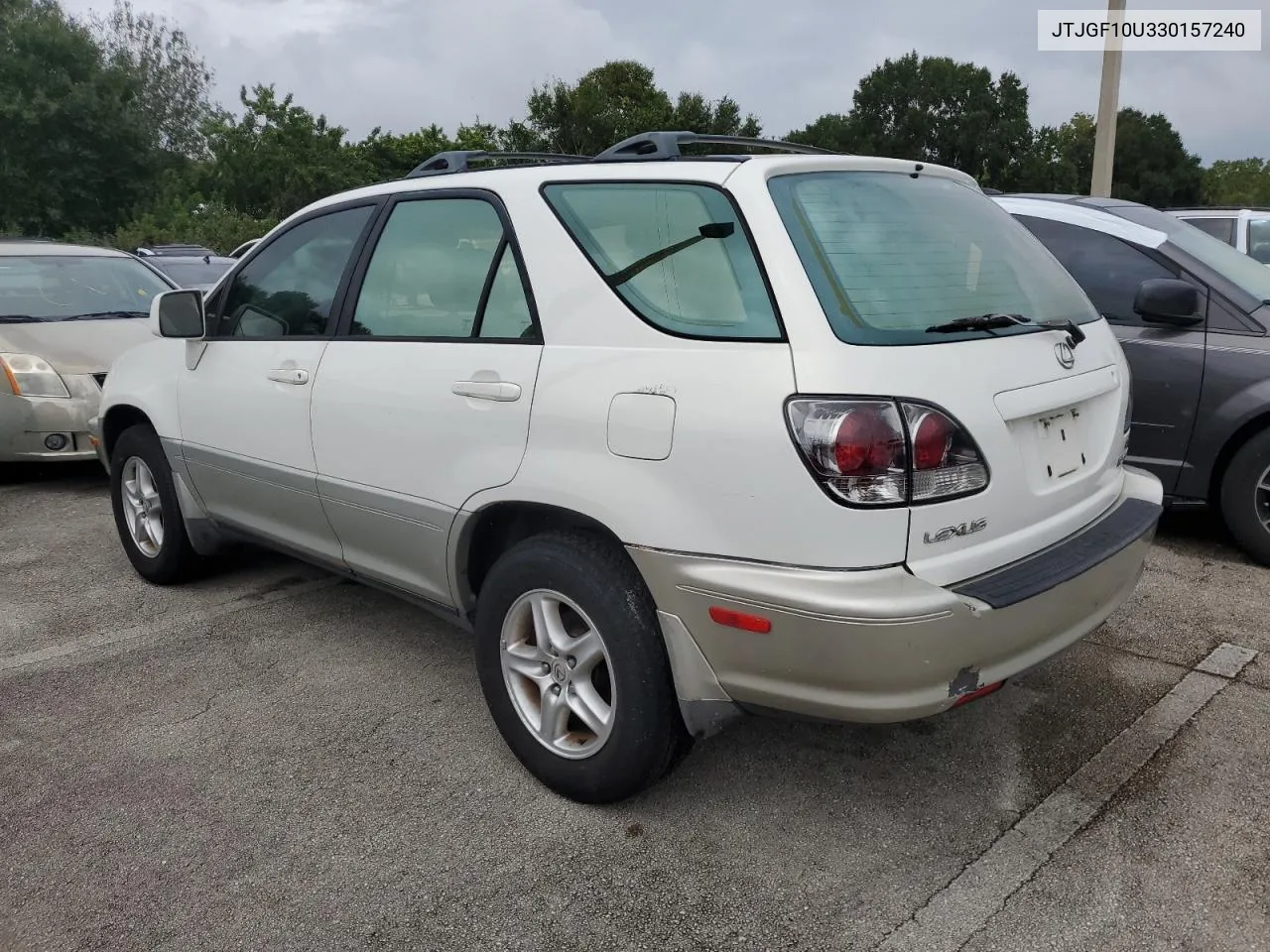 2003 Lexus Rx 300 VIN: JTJGF10U330157240 Lot: 74227804