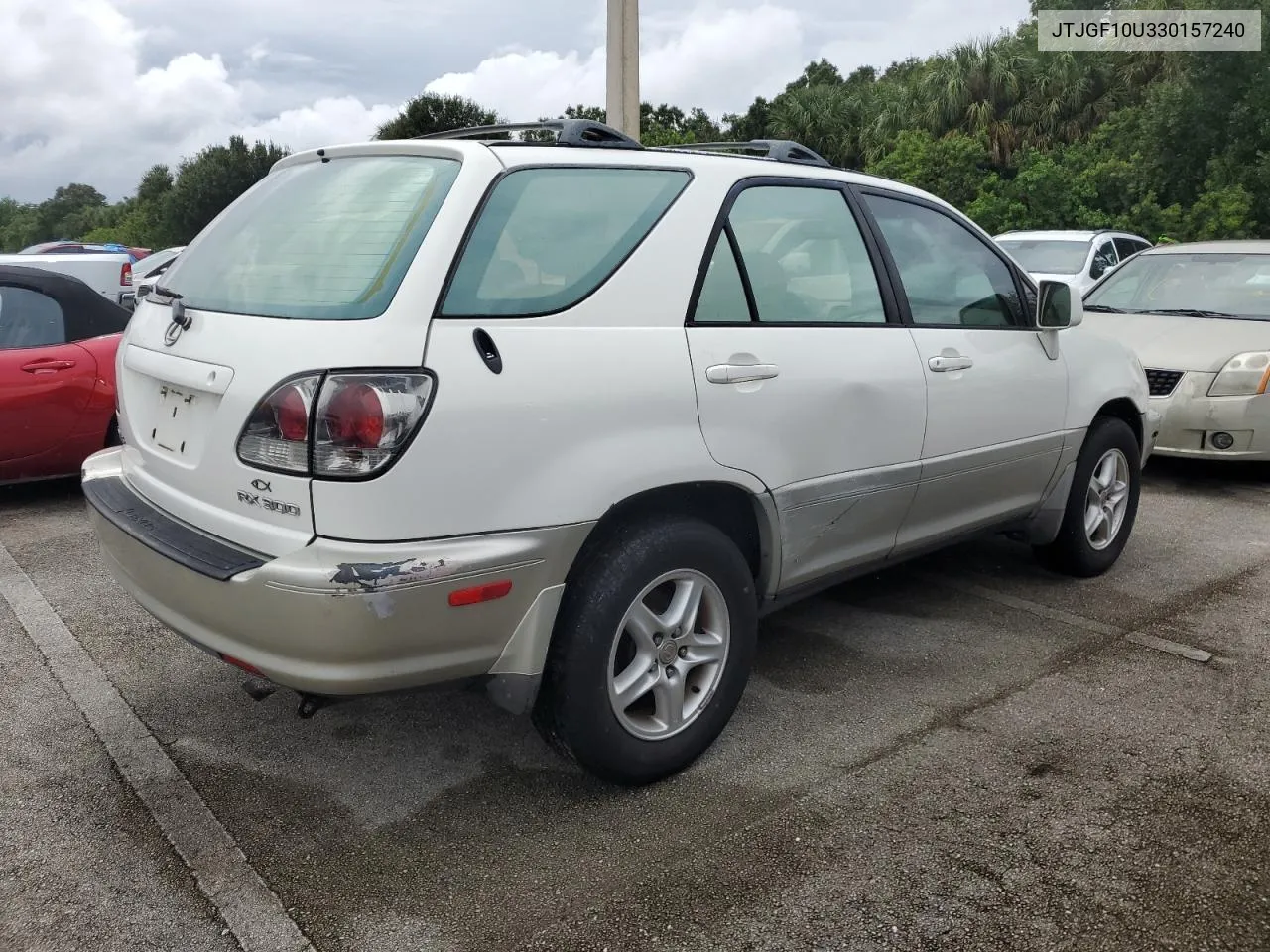 2003 Lexus Rx 300 VIN: JTJGF10U330157240 Lot: 74227804