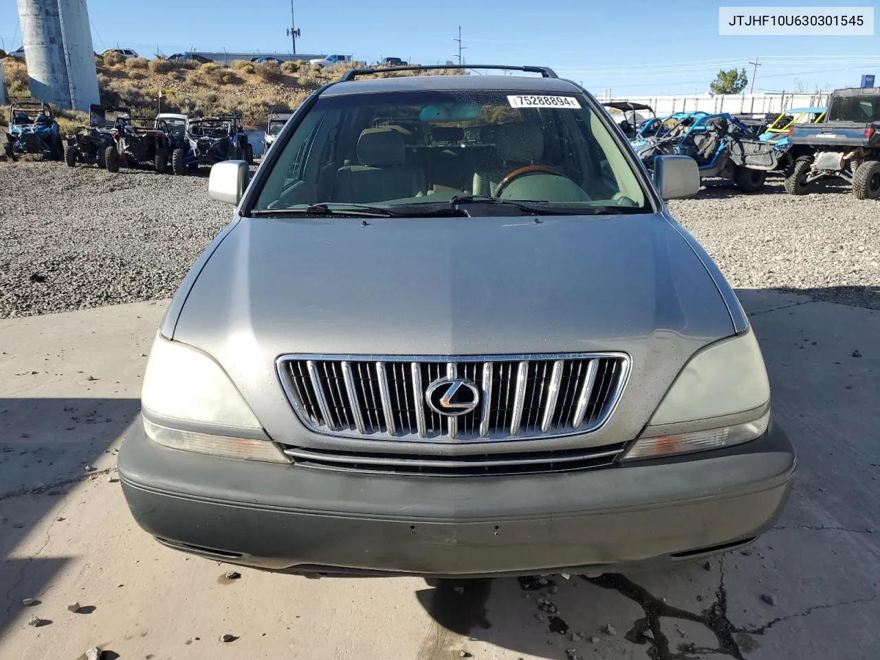 2003 Lexus Rx 300 VIN: JTJHF10U630301545 Lot: 75288894