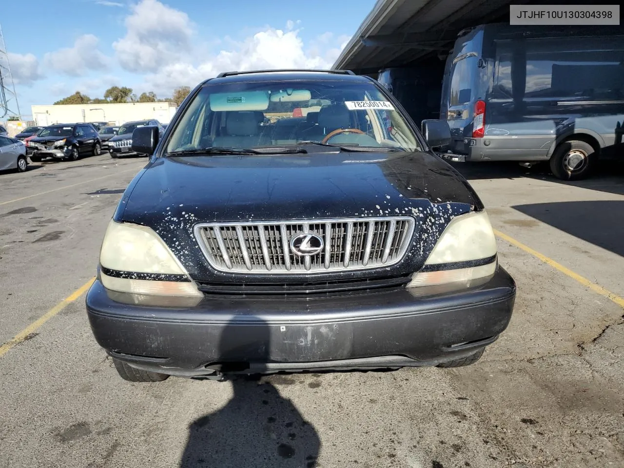 2003 Lexus Rx 300 VIN: JTJHF10U130304398 Lot: 78250014