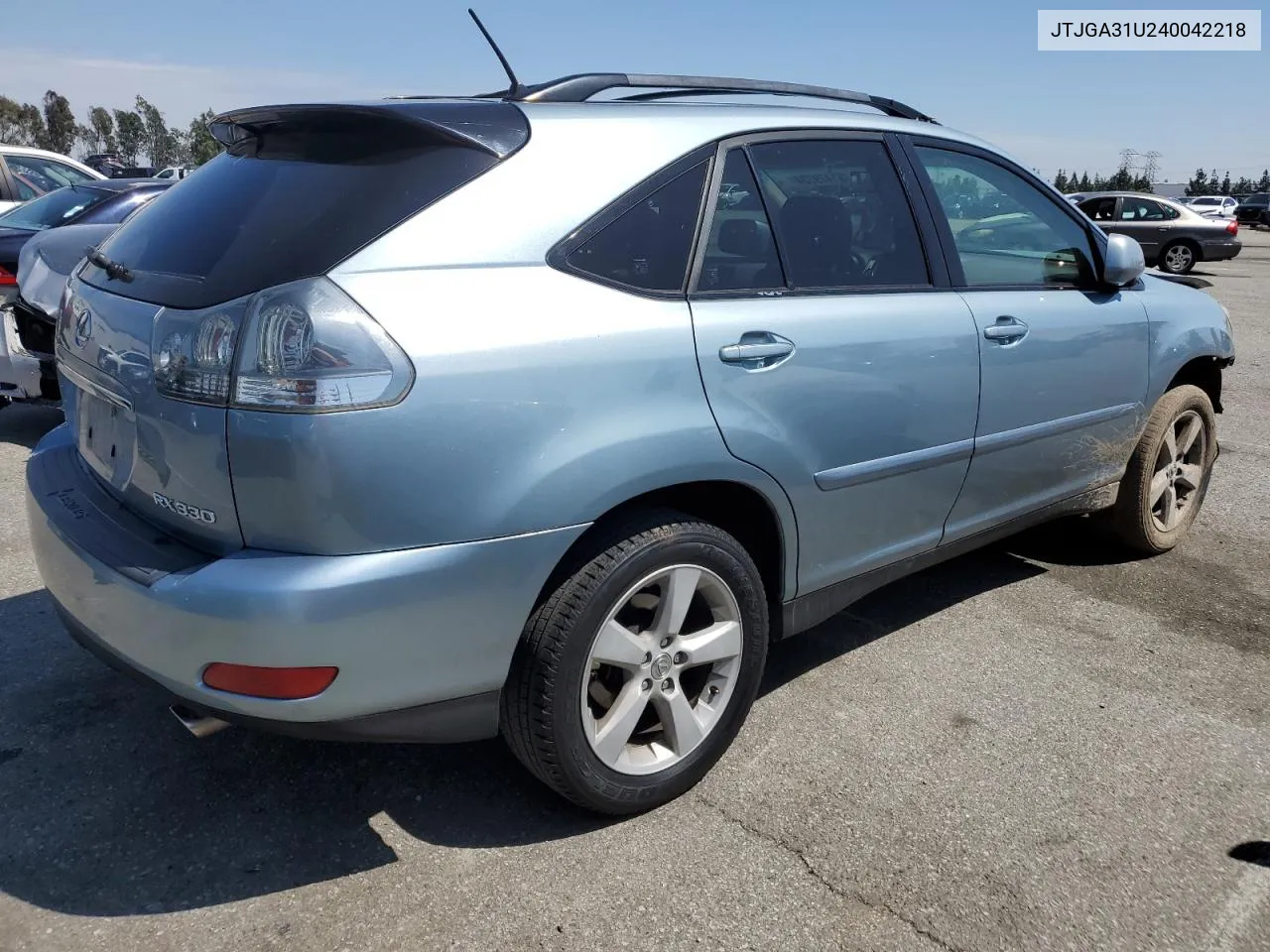 2004 Lexus Rx 330 VIN: JTJGA31U240042218 Lot: 51479734