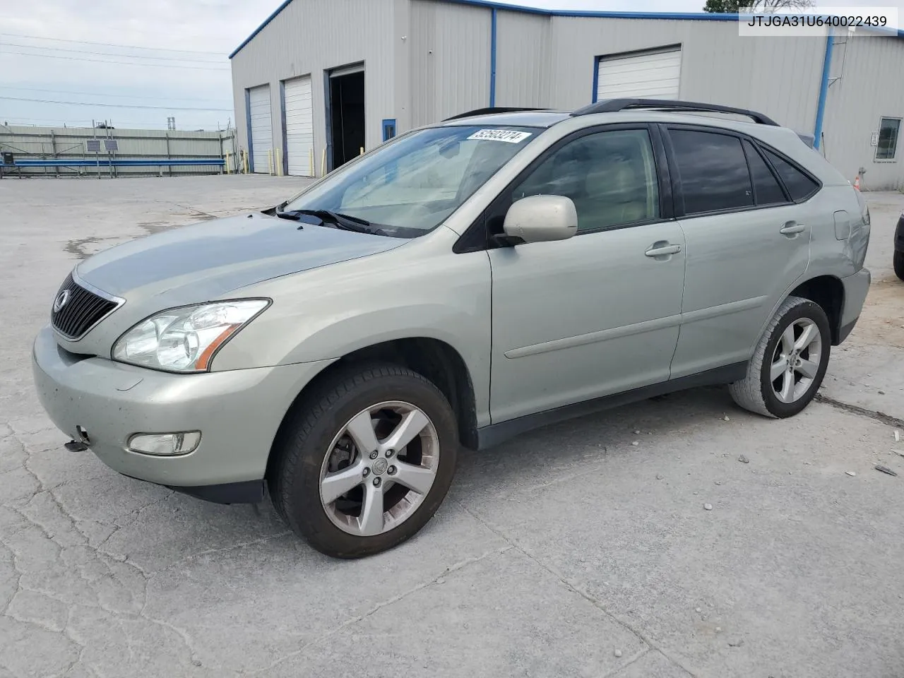 2004 Lexus Rx 330 VIN: JTJGA31U640022439 Lot: 52503274