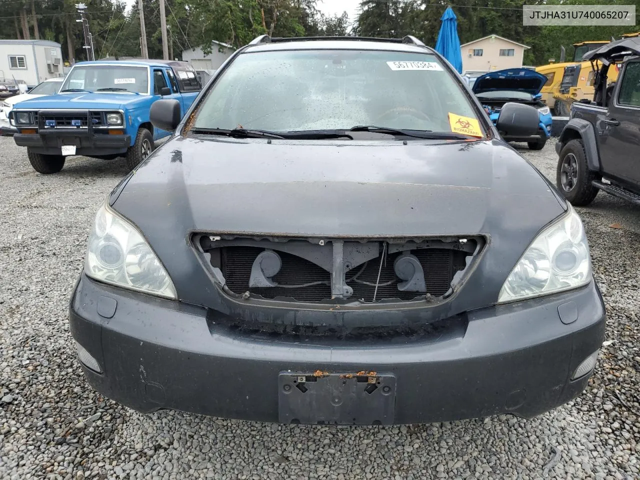 2004 Lexus Rx 330 VIN: JTJHA31U740065207 Lot: 56770384