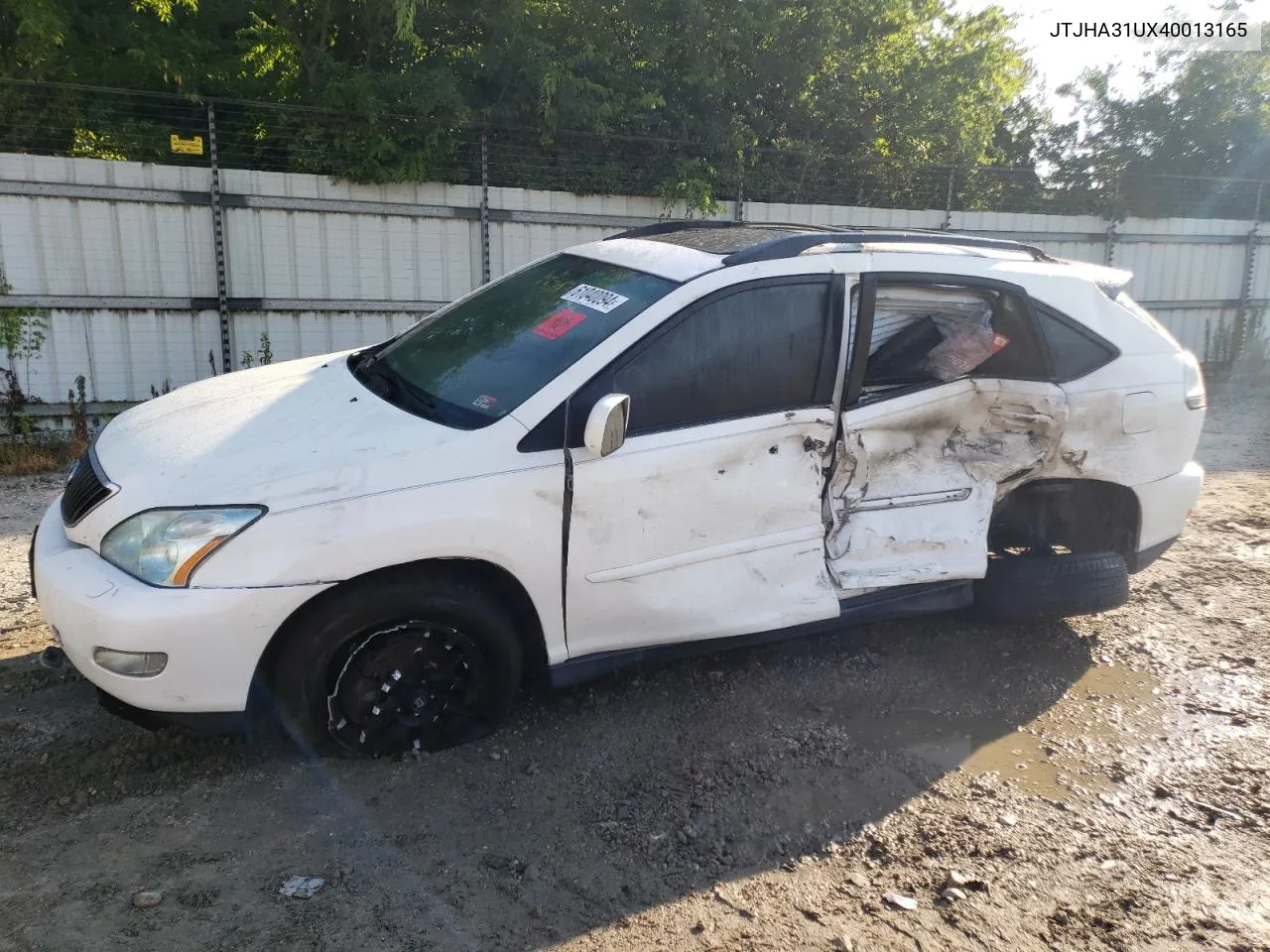 2004 Lexus Rx 330 VIN: JTJHA31UX40013165 Lot: 61040094