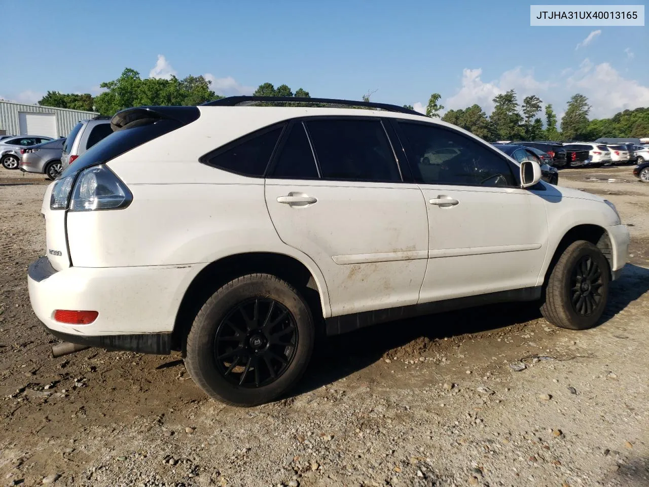 2004 Lexus Rx 330 VIN: JTJHA31UX40013165 Lot: 61040094