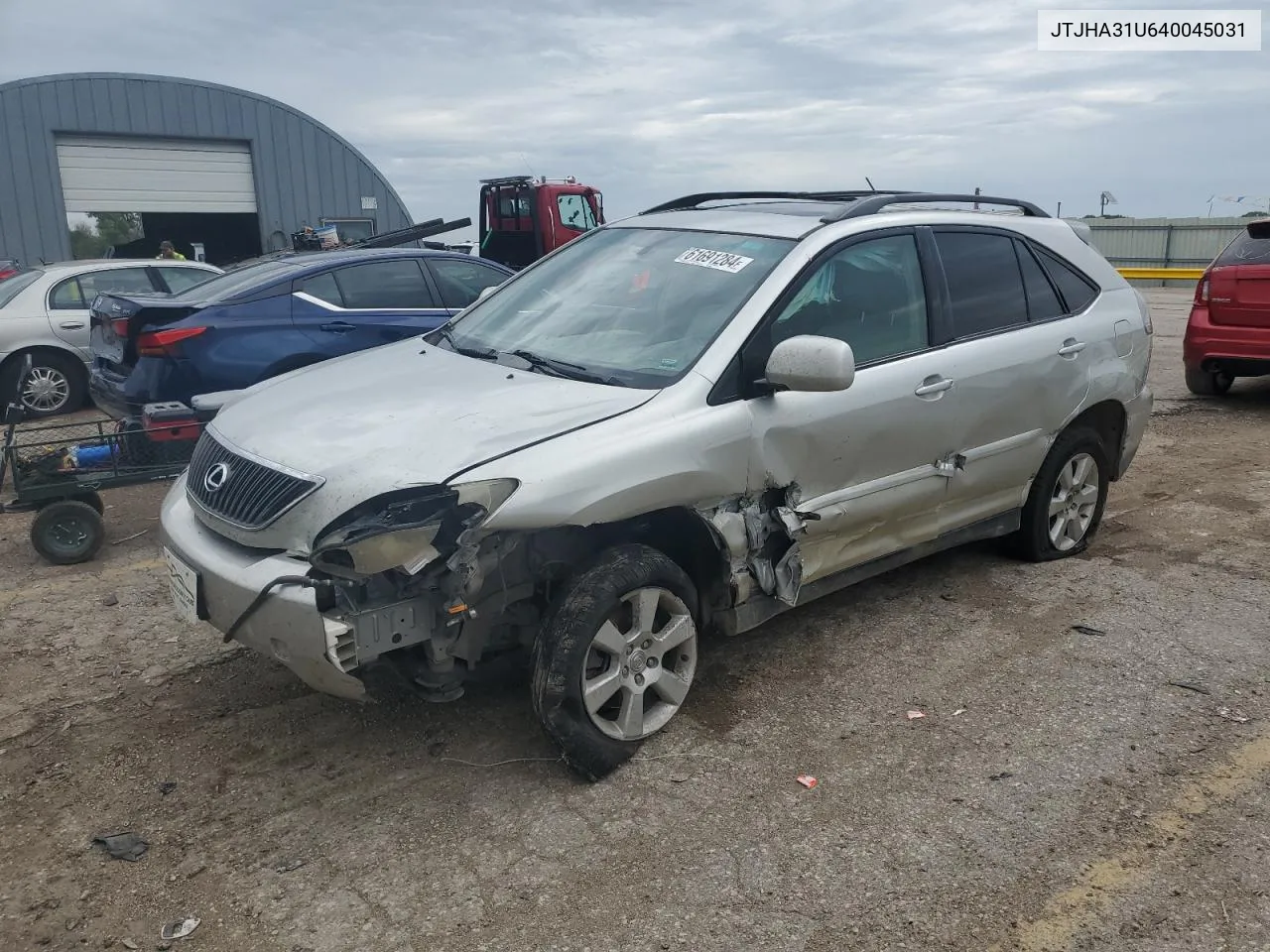 2004 Lexus Rx 330 VIN: JTJHA31U640045031 Lot: 61691284