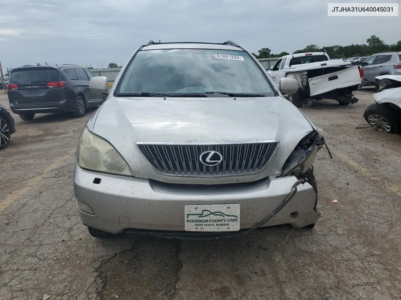 2004 Lexus Rx 330 VIN: JTJHA31U640045031 Lot: 61691284