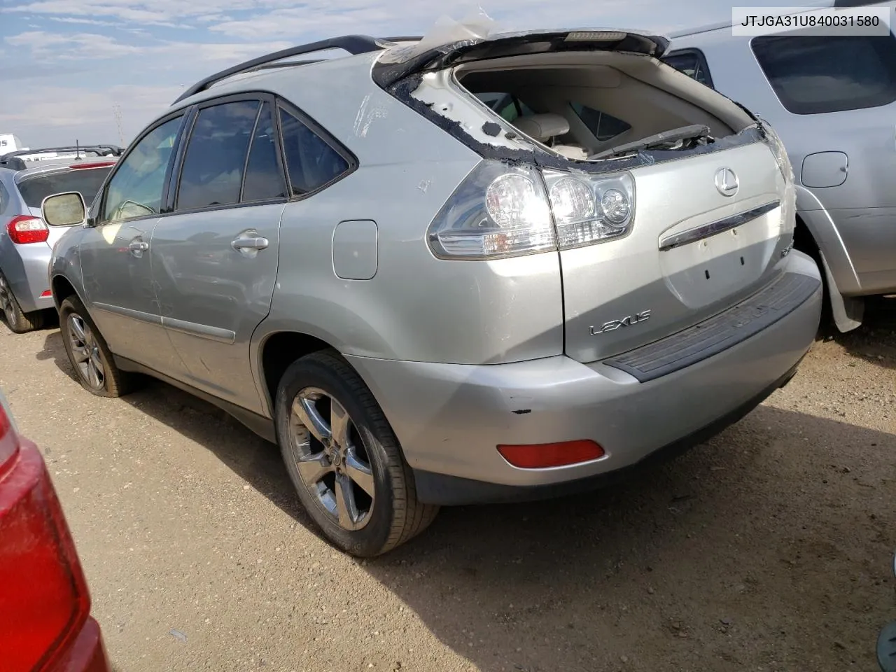 2004 Lexus Rx 330 VIN: JTJGA31U840031580 Lot: 61964054