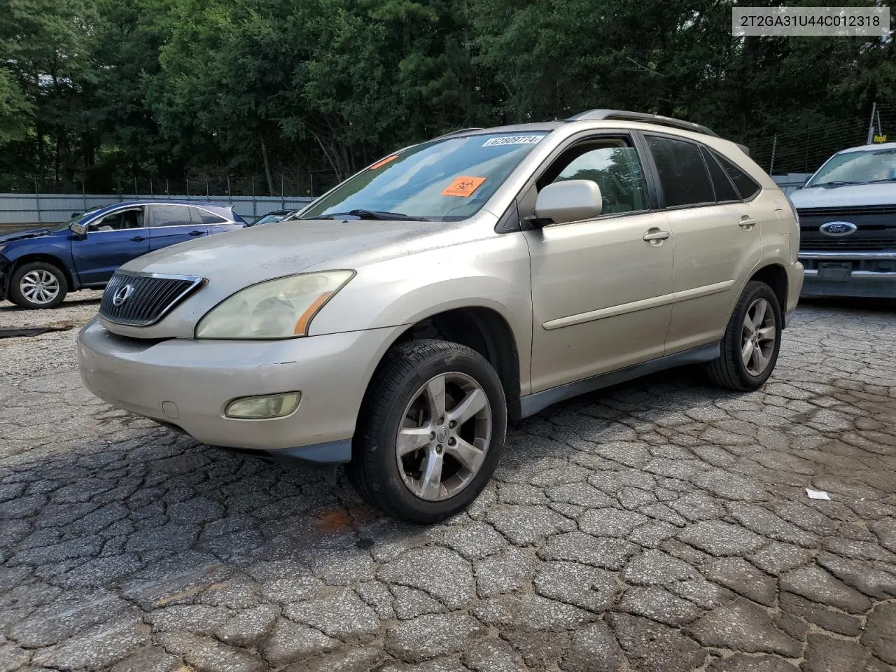 2004 Lexus Rx 330 VIN: 2T2GA31U44C012318 Lot: 62809774