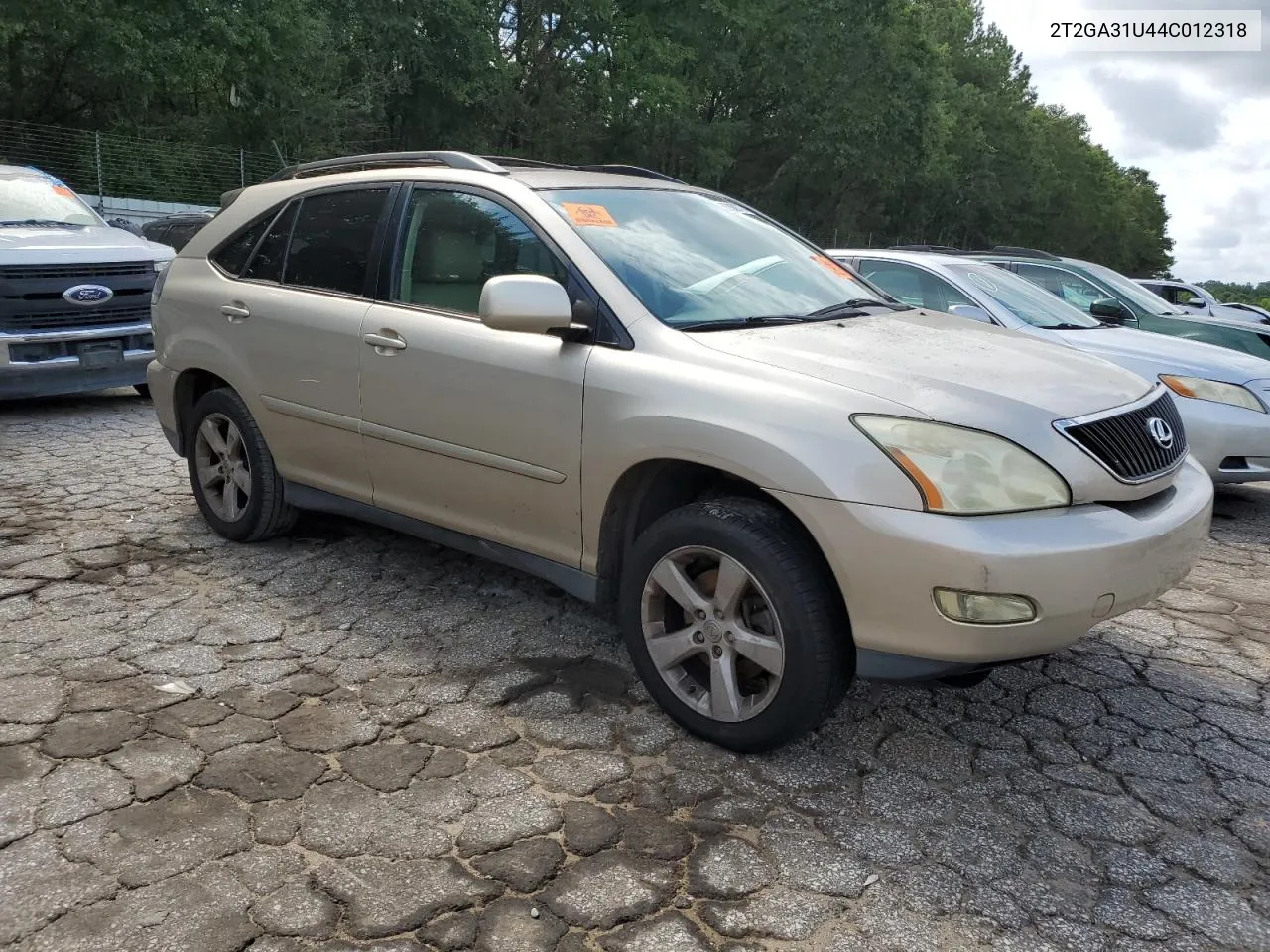 2004 Lexus Rx 330 VIN: 2T2GA31U44C012318 Lot: 62809774