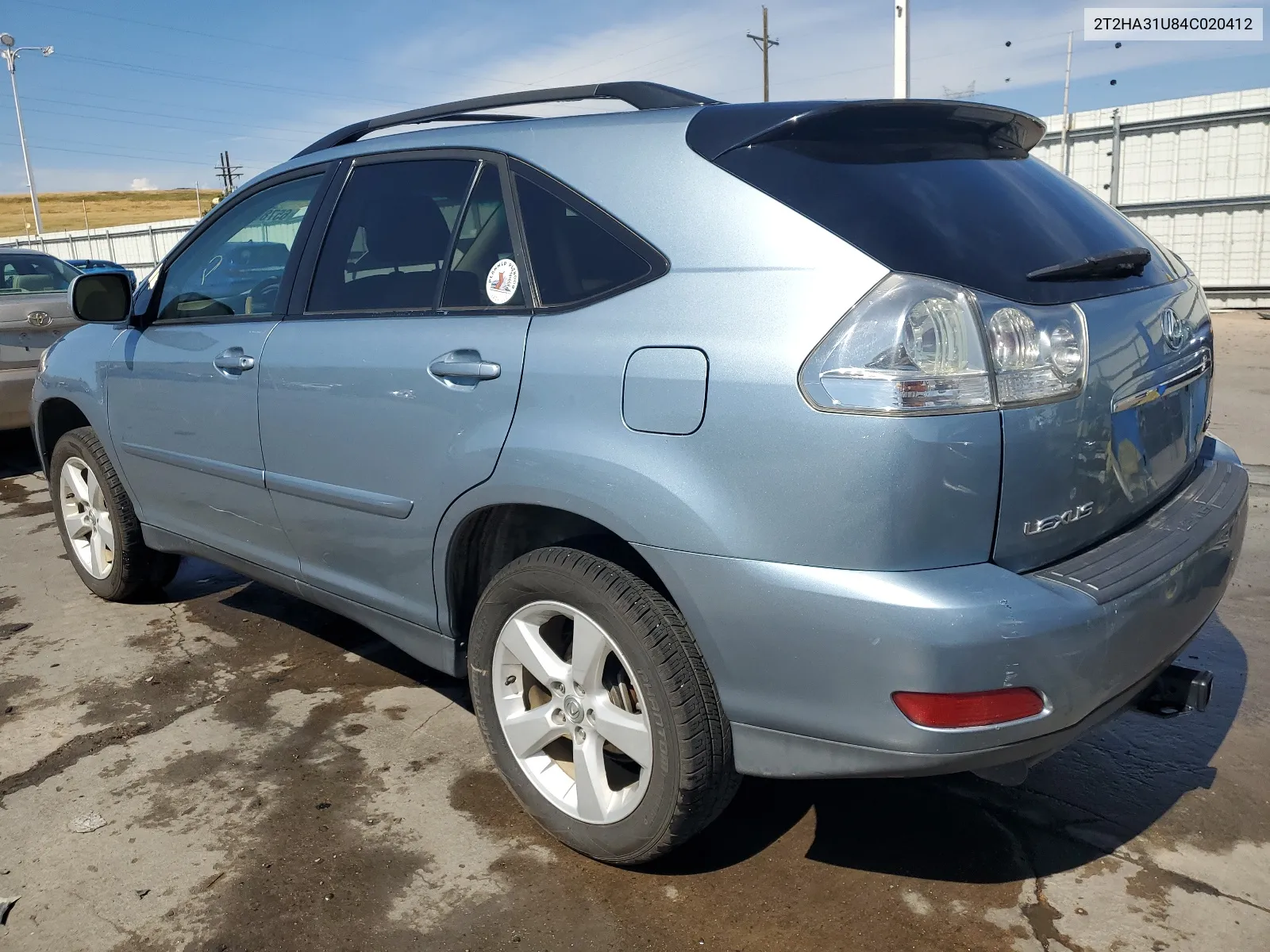 2004 Lexus Rx 330 VIN: 2T2HA31U84C020412 Lot: 65786804