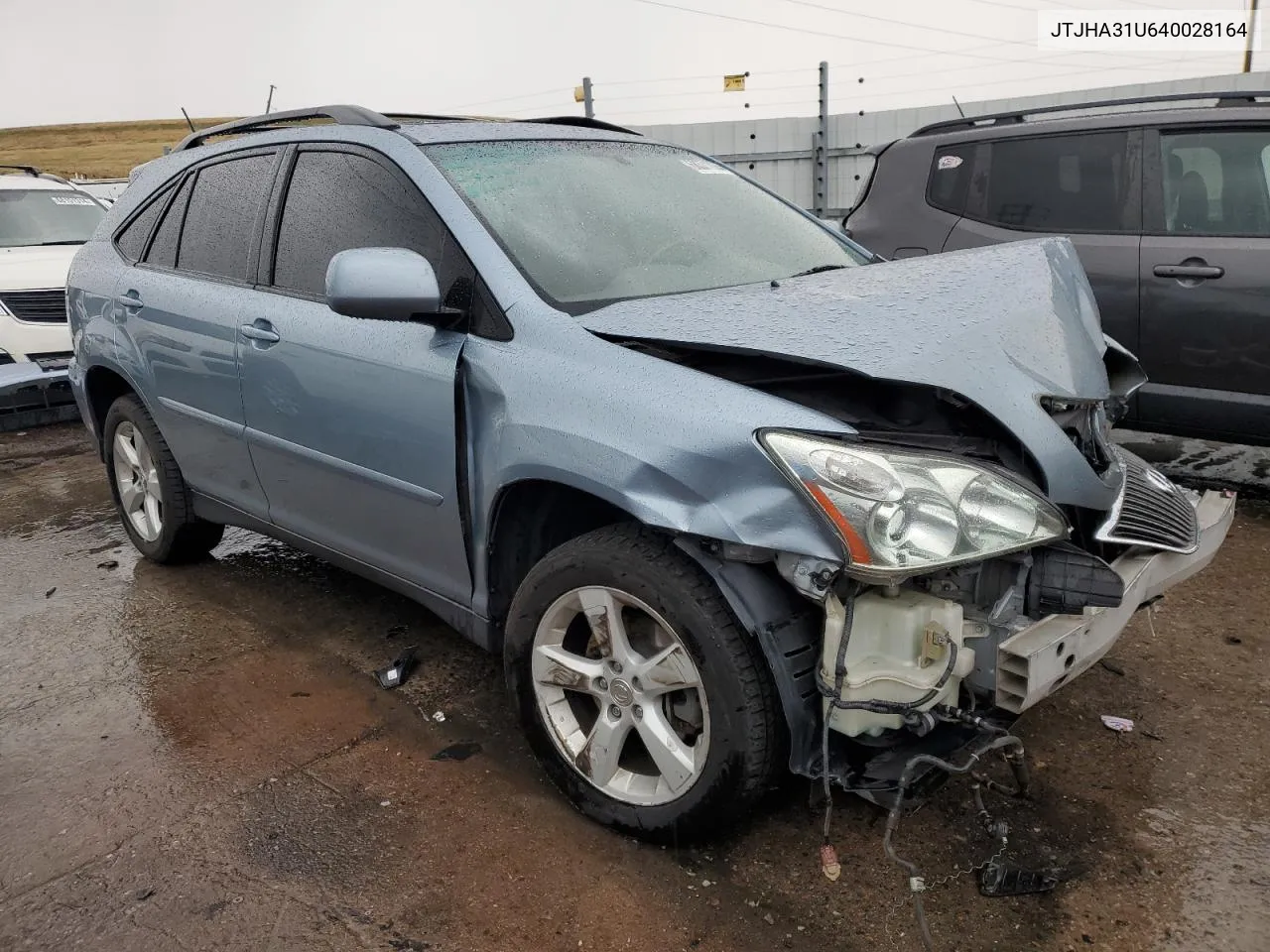 2004 Lexus Rx 330 VIN: JTJHA31U640028164 Lot: 68371084