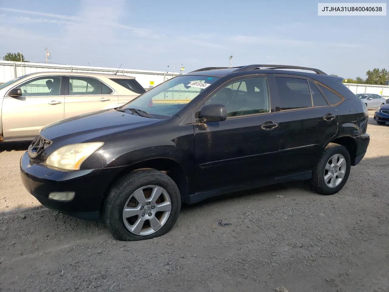 2004 Lexus Rx 330 VIN: JTJHA31U840040638 Lot: 68818164