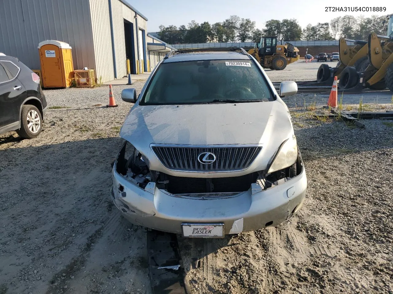 2004 Lexus Rx 330 VIN: 2T2HA31U54C018889 Lot: 70230914