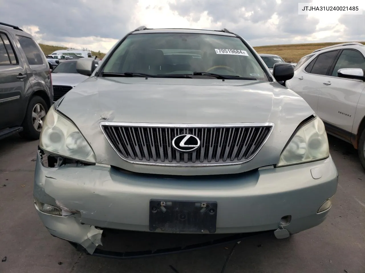 2004 Lexus Rx 330 VIN: JTJHA31U240021485 Lot: 70519684