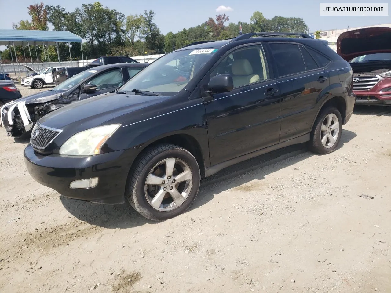 2004 Lexus Rx 330 VIN: JTJGA31U840001088 Lot: 70699244