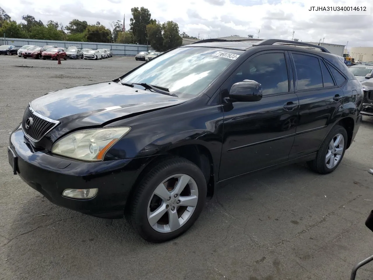 2004 Lexus Rx 330 VIN: JTJHA31U340014612 Lot: 71607934